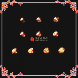 20260325-002传奇军鼓首饰素材自带特效素材含PNG格式