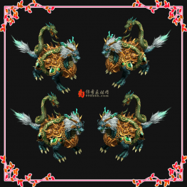 20251220-06传奇怪物素材四圣兽玄武素材世界BOSS素材